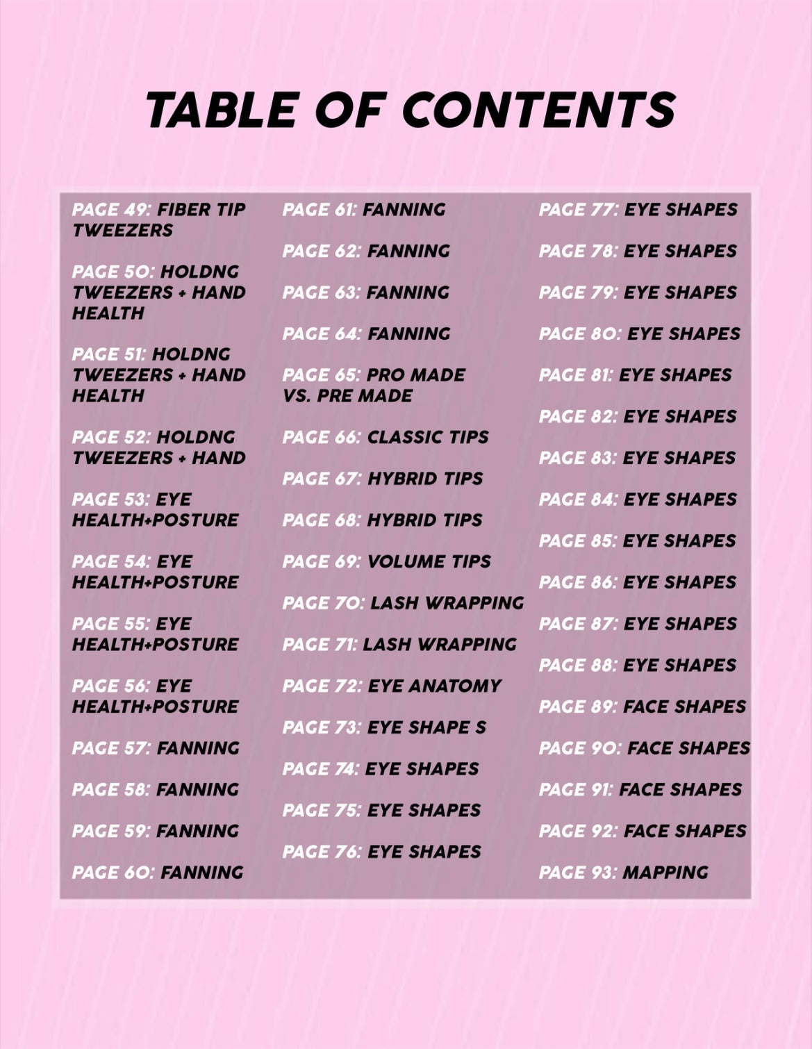 ONLINE LASH EXTENSION COURSE