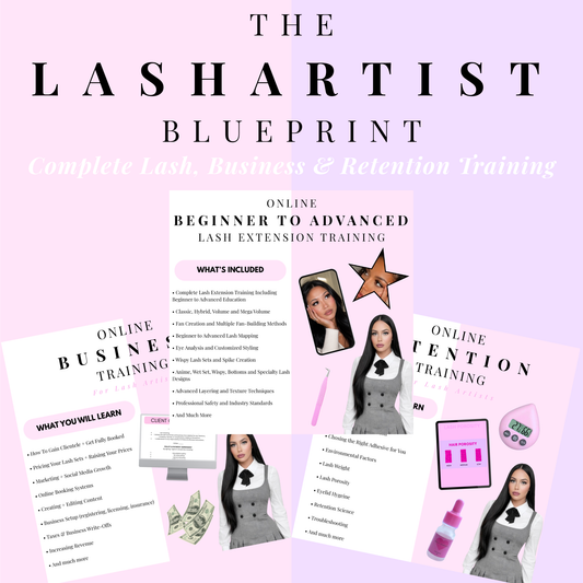 THE LASH ARTIST BLUEPRINT: 3 COURSE BUNDLE