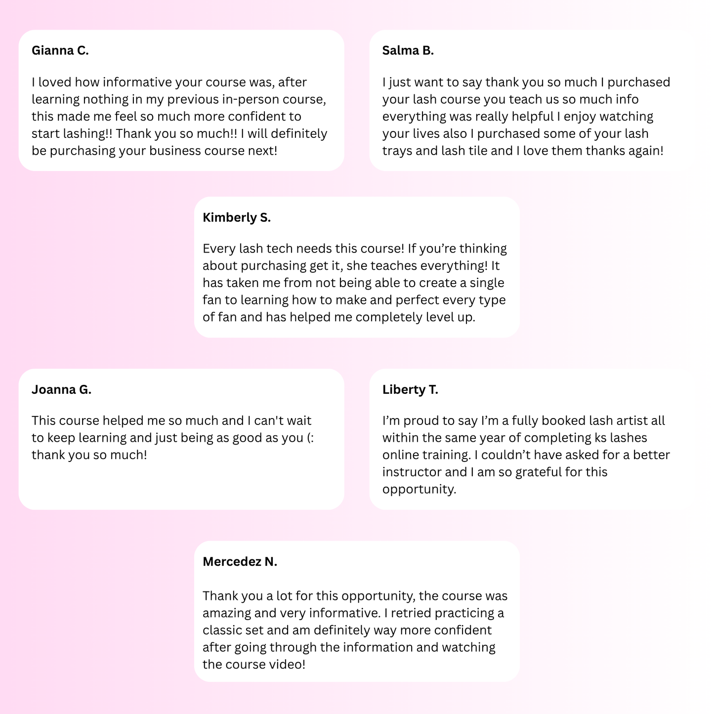 ONLINE LASH COURSE