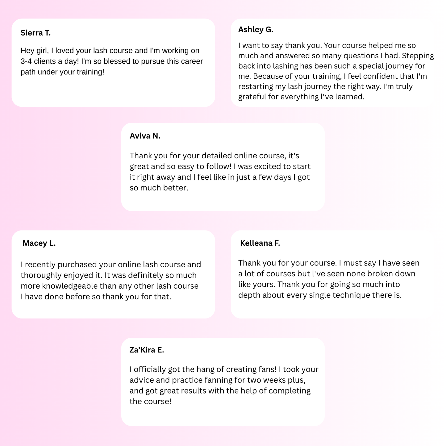 BEGINNER TO ADVANCED LASH COURSE