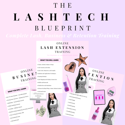 THE LASH TECH BLUEPRINT: 3 COURSE BUNDLE