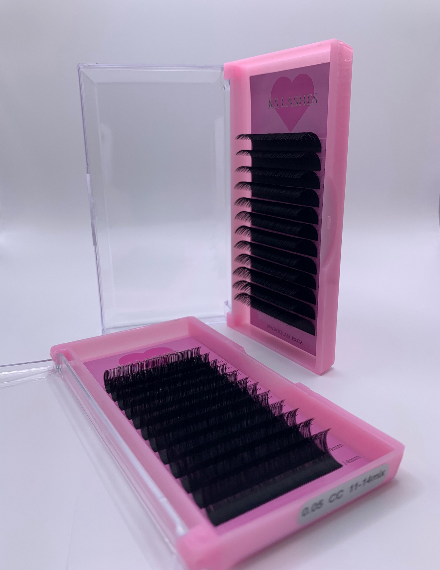 Matte Black Lash Trays