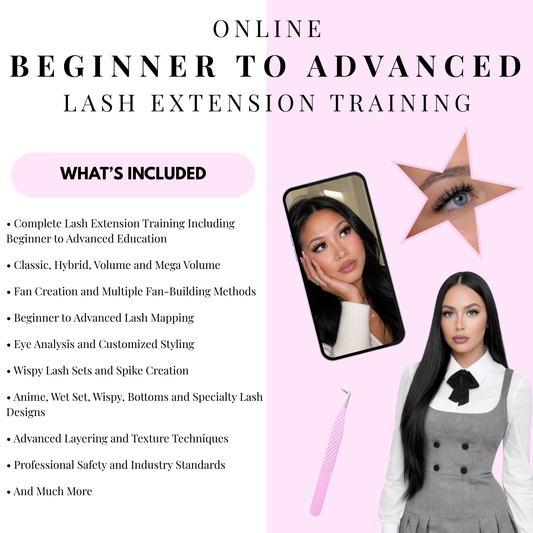 BEGINNER + ADVANCED LASH COURSE